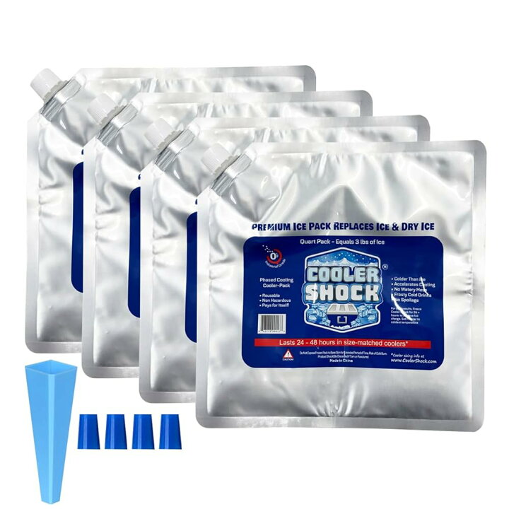 楽天市場】クーラーショック COOLER SHOCK 保冷剤 【Mサイズ/4個セット】 長時間保冷 強力 氷より冷たい-7.8℃ 繰り返し使用可能  釣り クーラーボックス : NatureDepot