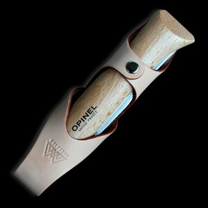 オピネル ナイフケース 本革 レザーケース 福山レザー 2色 オピネル ナイフ 専用 シース ウルフテック 牛革 ギフト プレゼント