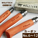 【No.6 〜 No.12 サイズまで選べる】オピネル ナイフ カーボン 名入れ 誕生日 贈り物 OPINEL スチールナイフ キャンプ アウトドア 釣り 折り畳み式 木柄 ナイフ ギフト プレゼント