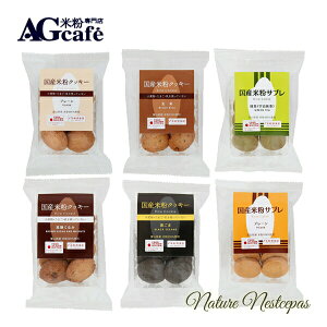 南出製粉所 / AGcafe 国産米粉クッキー&サブレ 全6種から選べる2ケ【お試しセット】【1000円ポッキリ】
