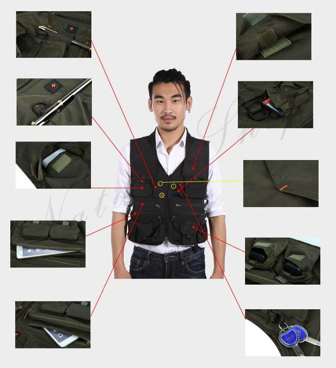 楽天市場 ベスト メンズ 春夏 大きいサイズ 速乾 Uvカット スポーツ メッシュベスト 多機能ベスト カメラマンベスト ノースリーブベスト 通気 撮影 ベスト タクティカルベスト 作業服 登山 徒歩 スポーツ 父の日ギフト 釣りベスト アウトドアベスト Natureandtree楽天市場店