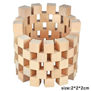 送料無料 積み木 天然 体積 つみき ブロック 入園祝い 100個セット 誕生日 収納ポーチ付き 子供 算数 知育 木製 ベビーインテリア 立方体 キューブ ギフト おもちゃ 保育園 原木 出産祝い 無着