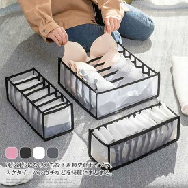 送料無料 収納ケース ブラ収納 靴下収納ケース 下着 靴下 ブラ ランジェリー 整頓ボックス インナーボックス 引出し ケース 収納ボックス チェスト仕切り 収納ケース 仕切りボックス