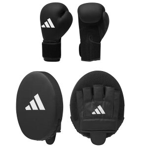 在庫処分セール!adidas NEW ボクシンググローブ&ミットセット 大人用