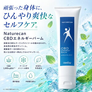 CBD �o�[�� �⊴�{�f�B�o�[�� �G�l���M�[�o�[�� 100ml CBD1000mg �����g�[�� �}�b�T�[�W �{�f�B�P�A CBD�A�C�\���[�g �X�|�[�c�� ���������yNaturecan�����z�l�C�`���[�J��