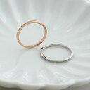 ペアリング カップル 2個セット サージカルステンレス316L 錆びない 変色しない ピンクゴールド シルバー リング 細身…