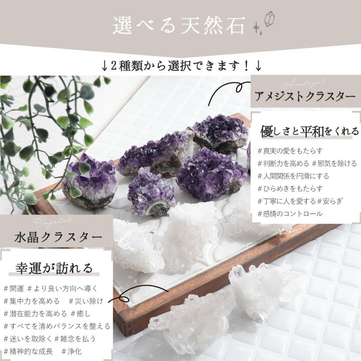 楽天市場】原石付き 癒し 2点セット 天然石 コレクションケース 卓上 