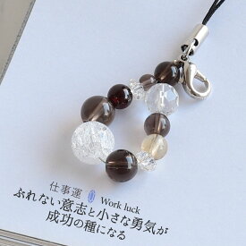 【限定クーポン配布中】天然石 パワーストーン ストラップ キーホルダー お守り 携帯 受験 合格祈願グッズ 受験生 応援 グッズ スモ—キークォーツ 厄除け 健康運 才能 金運 厄年 厄除け お守り 女性 男性 贈り物 記念日 花以外 2月 誕生日 縁起物 バレンタイン プレゼント