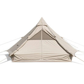 【公式】 Naturehike ワンポールテント 3-4人用 6.4平方メートル ベル型テント 綿布 パークテント コットン 豪華 グランピング スパイアテント ピラミッドテント ファミリー アウトドア キャンプ場 大空間 防風防災対策 ネイチャーハイク