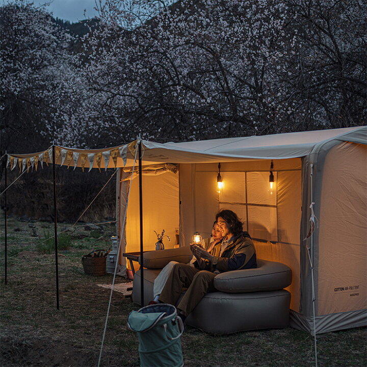 楽天市場】【公式】 Naturehike インフレータブルテント 煙突穴付き 