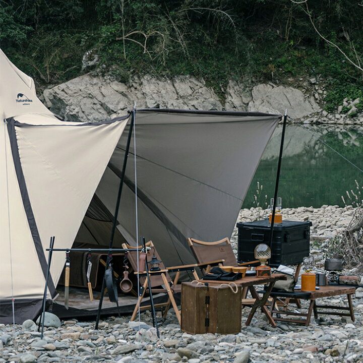 楽天市場】Naturehike ワンポールテント 3-4人用 防水 UPF50+ ベル型 