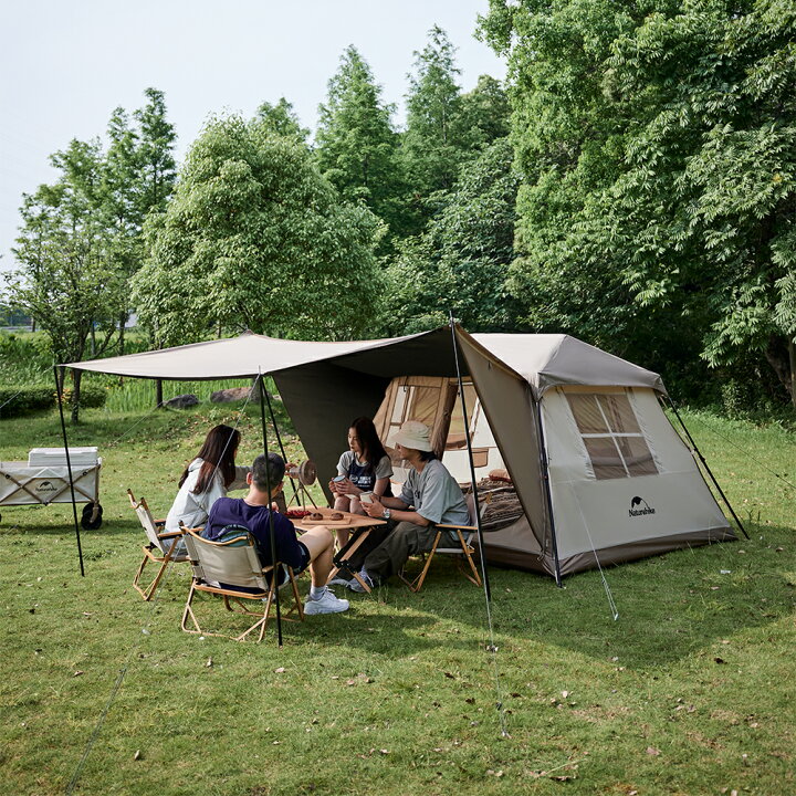 楽天市場】【公式】 Naturehike ワンタッチテント ロッジ型 テント 前 