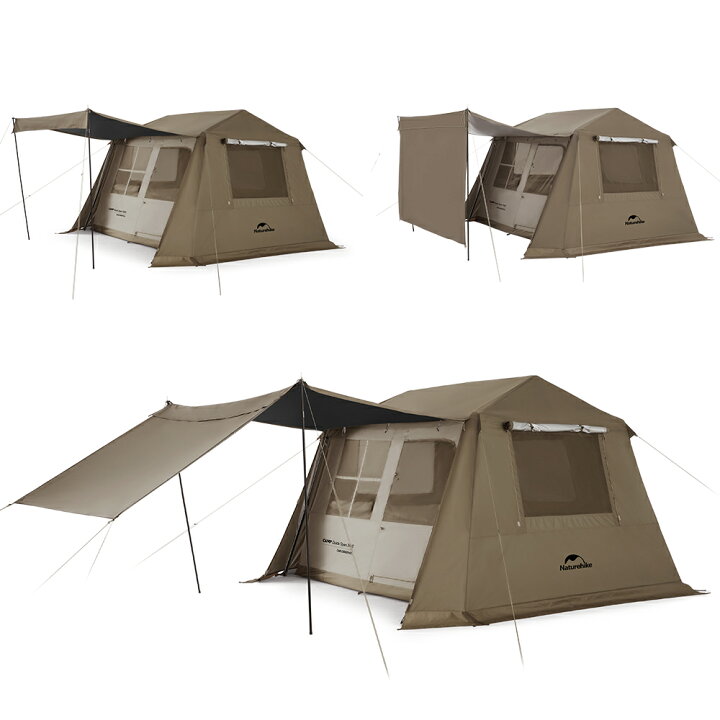 楽天市場】【公式】 Naturehike ワンタッチテント ロッジ型 テント 前  
