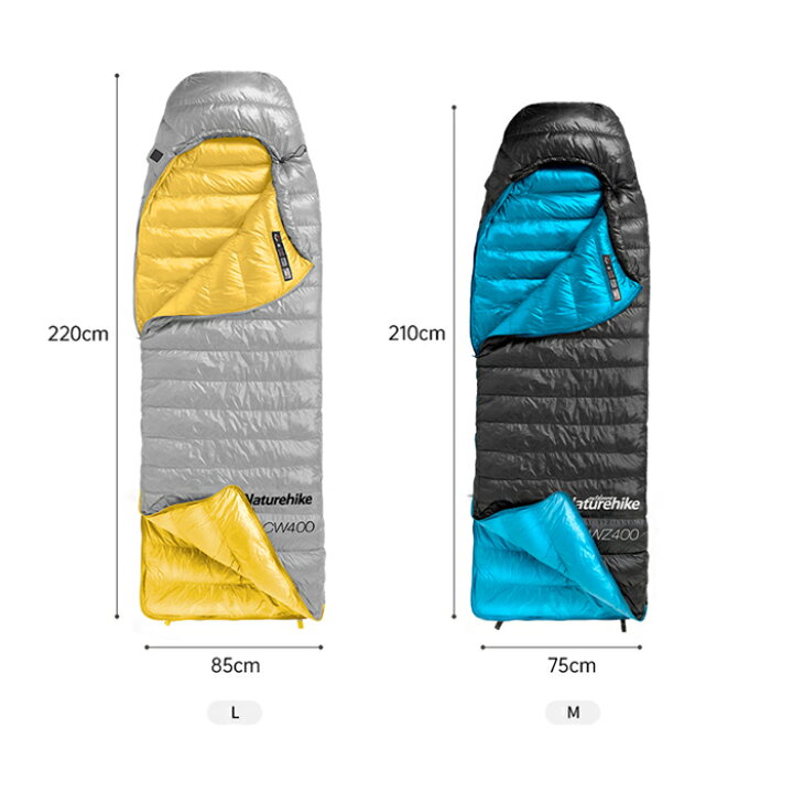 楽天市場】【SS期間限定☆6,000円以上OFF☆】 Naturehike ダウン寝袋 