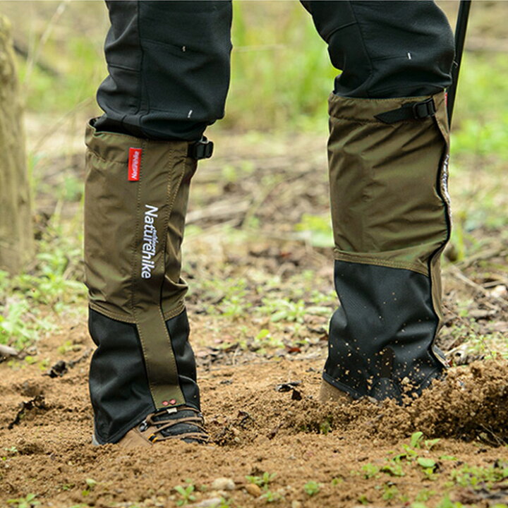満点の Annhua 登山スパッツ 防水 ゲイター ロングスパッツ 登山 ロングゲイター 登山ゲイター レッグカバー 高耐久性 撥水 登山用レッグカ 56s ゲイター 脚絆 ゲートル レッグカバー 登山スパッツ 黒 防水