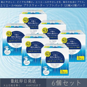 剤 GG[{Water vXEH[^[ \tgpbN 120g×5pbN 6Zbg  yGG[z eBbVy[p[ Ȃ eBV[ ێ ɂ₳ pv100% 邨 y