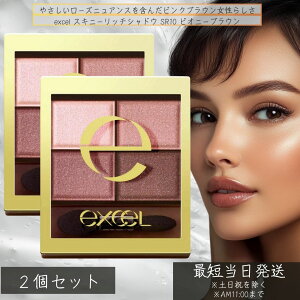 excel �G�N�Z�� �X�L�j�[���b�`�V���h�E SR10 �s�I�j�[�u���E�� 4.3g ×2�Z�b�g���A�C�V���h�E 4�F�p���b�g �O���f�[�V�����A�C�V���h�E ��i�A�C���C�N �p�E�_�[�A�C�V���h�E ����