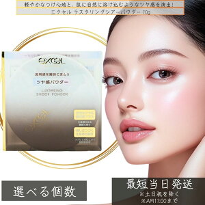 excel エクセル ラスタリングシアーパウダー 10g │ベースメイク パサつき にくい パウダー ナチュラル マット ファンデーション 化粧下地 フェイスパウダー デパコス ルースパウダー