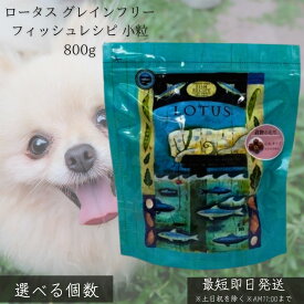 ロータス グレインフリー フィッシュレシピ 小粒 2.27kg │ 犬 ドッグフード 無添加 穀物不使用 オーブンベイク製法 魚 ベース 低アレルギー 小型犬 成犬 シニア犬 毛艶 腸活 健康維持
