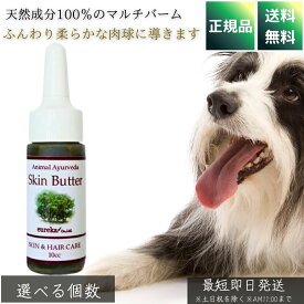 アニマルアーユルヴェーダ ドクターズスキンバター 10cc │ 犬用 猫用 業務用 自然派 保湿クリーム 肉球ケア 耳ケア 皮膚トラブル対策 舐めても安心 ナチュラルケア 化学薬品不使用
