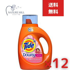 タイド リキッド タッチオブダウニー エイプリル 1360ml 12個セット 0037000874720 衣類用洗剤 P＆G