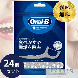 Oral-B(オーラルB ) フロスピック ホワイトニング 60本入 24個セット 糸ようじ