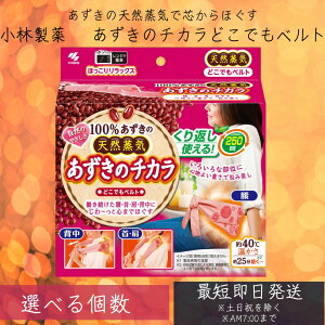 【1個〜48個まで選べる】小林製薬 あずきのチカラ どこでもベルト 腰・首・背中・肩 いろいろな部位に使いやすい  腰暖ベルト 腹巻き サポーター 防寒 保温 伸縮 通気 起毛 男女兼用 腰あ