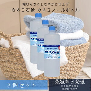 カネヨ石鹸 カネヨ ノール ボトル 750ml 3個セット 液体せんたくのり スライム作り 洗たく糊