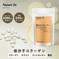 【高配合】低分子コラーゲン 62400mg配合 約2ヶ月分（1粒260mg×240粒）コラーゲンペプチド 大容量 カプ…