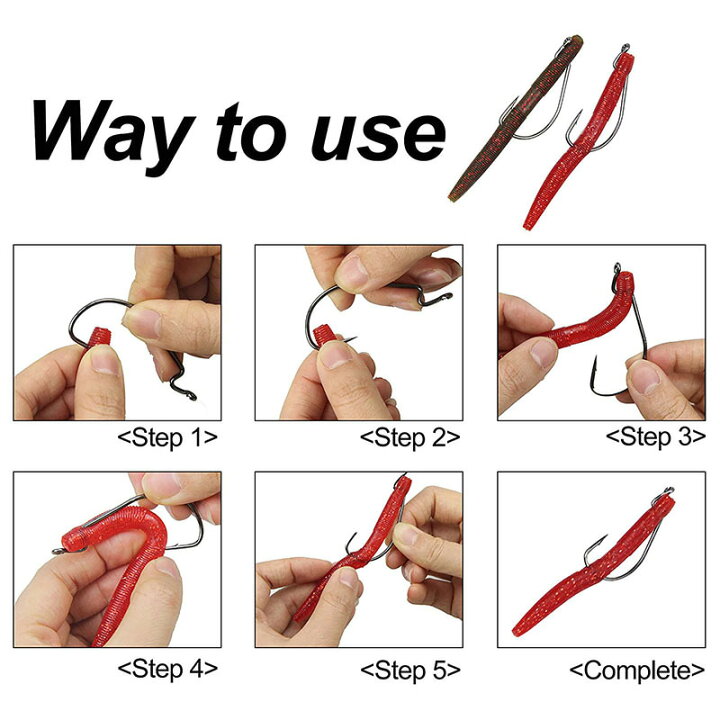 楽天市場 オフセットフック 100本セット 5サイズ 2 1 1 0 2 0 3 0 各本 ワームフック ケース付き フィッシングフック 釣り針 バス釣り 釣具 用具 プチ小140 Nature Life 湘南