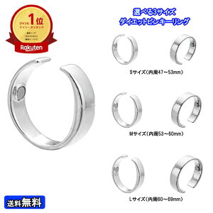 磁気の力!ピンキーリング ダイエットリング 指輪 グッズ 運動不要 自宅 器具 ながらダイエット アクセサリー ダイエット 磁気 運動 指輪 アクセサリー シルバー シングル磁気リング マグネ