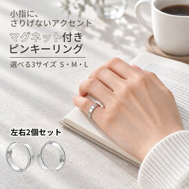 左右2個セット 磁気の力！ピンキーリング ダイエットリング 指輪 グッズ 運動不要 自宅 器具 ながらダイエット アクセサリー 封小84プ