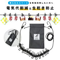＼100円OFF｜11日1：59まで／ 洗濯紐 物干しロープ ストッパー付12個 洗濯バサミ 屋外 屋内 洗濯ロープ …