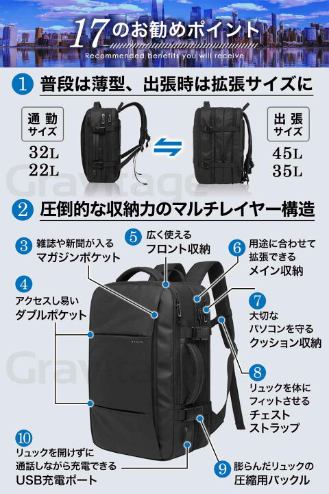 楽天市場】【売れているエクストラ】大容量 45L 35L 拡張 エクストラ 