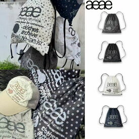 【SALE 40%OFF手取り価格4788円】[AEAE] WEB LOGO DOT/CHECK/SOLID/FLOWER/STELLA GYM SACK エーイーエーイー 巾着 カバン バッグ リュック リュックサック ナイロン レディース メンズ 韓国 ジム スポーツ 人気 軽い 水玉 ドット チェック かわいい おしゃれ 韓国ブランド