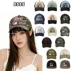 【SALE 40%OFF手取り価格4188円】配送無料 [AEAE] WEB LOGO CAMO 5 PANNEL CAP エーイーエーイー キャップ 帽子 カモフラ カモフラージュ 迷彩柄 レディース メンズ 韓国 ブランド 深め サイズ調節 ストラップ ボールキャップ 人気 刺繍