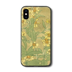iPhone12mini iPhone7 iPhone13mini ケース 背面ガラスケース オ?ァーベック 黄色の花びらのデイジー iPhone14 ケース 人気 絵画 TPU 丈夫 アイフォン 絵画グッズ docomo 耐衝撃 iPhone15 15Plus