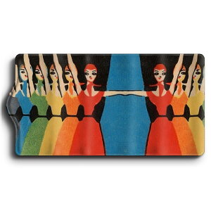 キーケース レトロポスター ロシア ダンサー 便利グッズ 名画 ケース 絵画 車の鍵 かわいい レトロ 通学