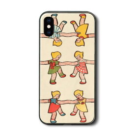 iPhone12Pro iPhone13 ケース アイフォン ガラスケース スタンプカード フランス 踊る少女 多機種対応 iPhone15 ケース 人気 絵画 個性的 iPhone14 耐衝撃 落下防止 滑り止め