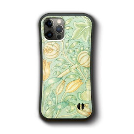 iPhoneXR ケース iPhone15Pro iPhone12 iPhoneSE 第二世代 ウィリアム モリス ゆりとざくろ ケース 人気 絵画 SE第三世代 丈夫 アイフォン 絵画グッズ docomo あいほん