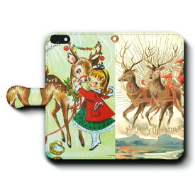 スマホケース手帳型 全機種対応 オールドポスター クリスマス ケース スマホカバー iPhone12 iPhoneXR 名画 絵画 レトロ 昭和レトロ プレゼント 個性的 おしゃれ 最新機種