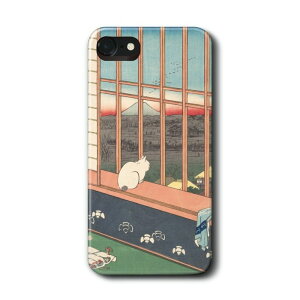 スマホケース 歌川広重 名所江戸百景 浅草田圃酉の町詣 iPhoneXR ケース iPhone14 絵画 iPhone15pro iPhone13mini iPhone12 Xperia10lV AQUOSsense9 GooglePixel9a