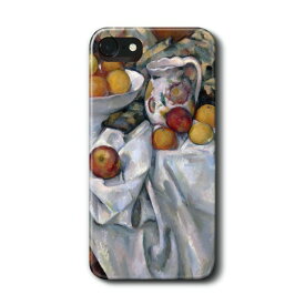 スマホケース ポール セザンヌ リンゴとオレンジのある静物 ケース スマホカバー iPhone13Pro iPhone14 名画 絵画 レトロ 昭和レトロ iPhone14 iPhoneSE3 第三世代