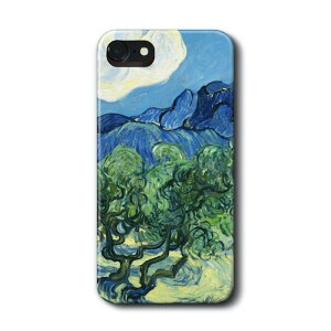 スマホケース ファン ゴッホ オリーブの木 iPhone7 ケース iPhone8 絵画 レトロ IPhone13Pro GalaxyA54 S23 AQUOSsense7 iPhone15Pro iPhone12 iPhone14 ハードカバー 名画 名作絵画