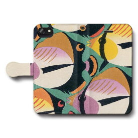 スマホケース手帳型 全機種対応 杉浦非水 熱帯魚 iPhone12Pro iPhone16Pro iPhone8 iPhone7 iPhoneSE第三世代 Galaxy Xperia 名画 絵画 iPhone13