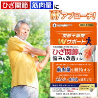 関節サプリ 関節＋筋肉Wサポート Nアセチルグルコサミン GABA 機能性表示食品 ひざ関節の悩み改善 筋肉量…
