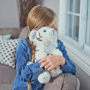 【リアル再現】アニマルぬいぐるみ 約30cm 全5種 ブラックジャガー ジャガー チーター トラ ホワイトタイガー 動物園人気シリーズ 高品質 プレゼント ギフト