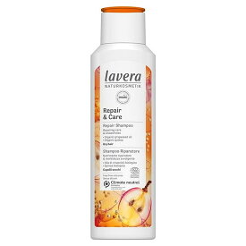 リペア＆ケア シャンプー ノーマル・ドライヘア用 250ml lavera ラヴェーラ コスモス認証 COSMOS認証 ヴィーガン認証 Vegan認証 植物性化粧品 オーガニックコスメ