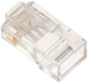 �G���R��(ELECOM) RJ45�R�l�N�^ CAT6�Ή� �P���E�������Ή� 10���� LD-6RJ45T10