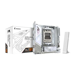 GIGABYTE X870I AORUS PRO ICE - AMD Ryzen �p �z���C�g�F Mini-ITX ���^PC�����Q�[�~���O�}�U�[